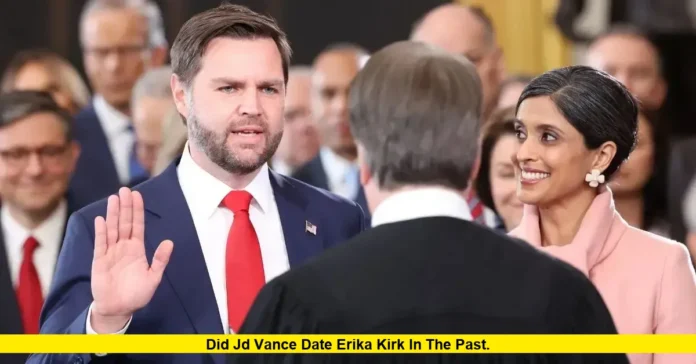 Did JD Vance Date Erika Kirk in the Past. Did JD Vance Date Erika Kirk in the Past