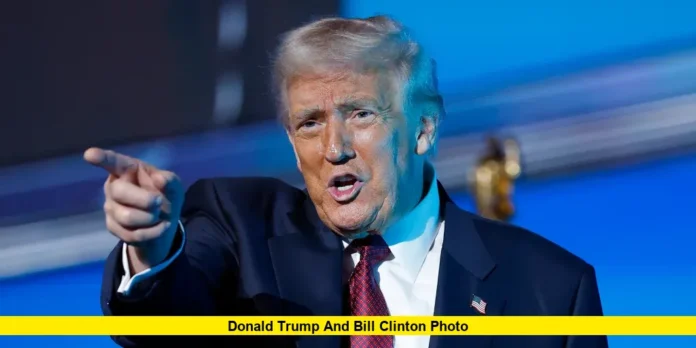 Donald Trump and Bill Clinton Photo