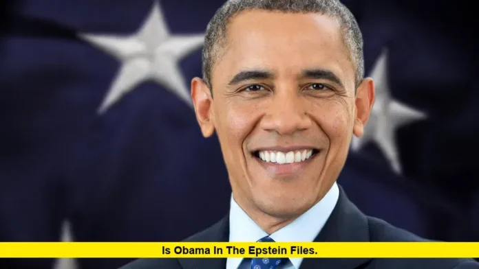 Is Obama in the Epstein Files