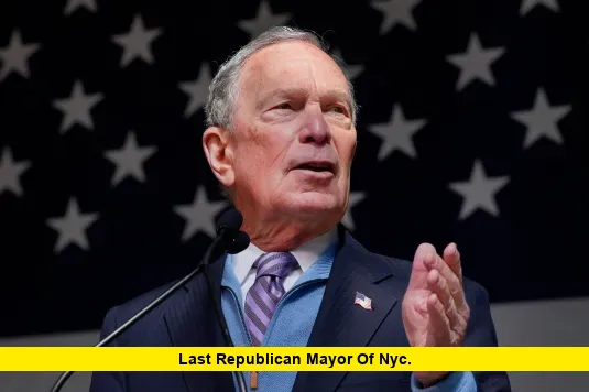 Last Republican Mayor of NYC. Last Republican Mayor of NYC