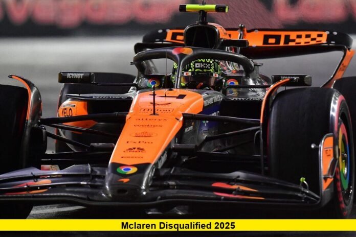 McLaren Disqualified 2025 McLaren Disqualified 2025