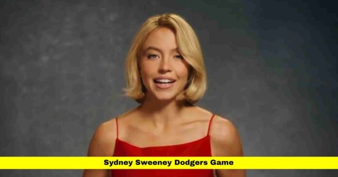 Sydney Sweeney Dodgers Game