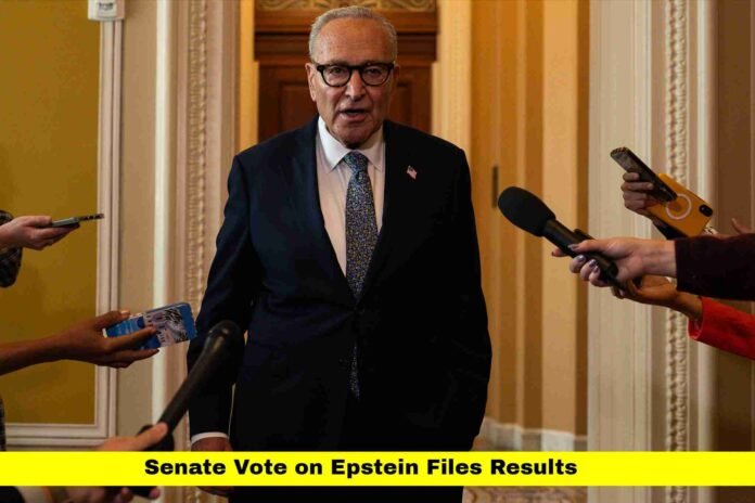 Senate Vote on Epstein Files Results