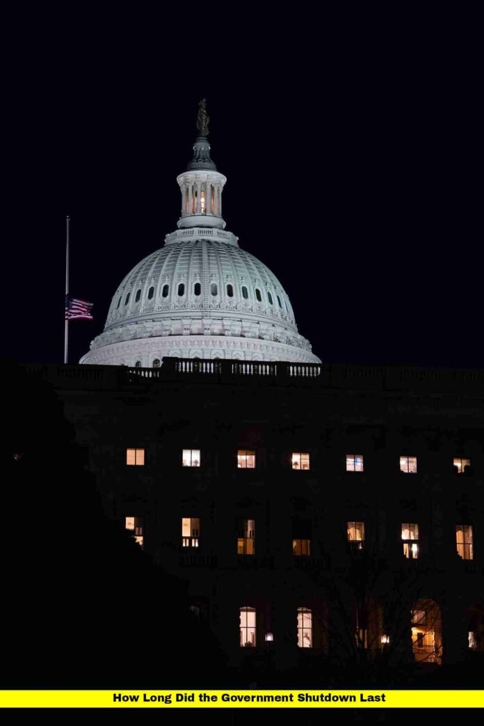 How Long Did the Government Shutdown Last