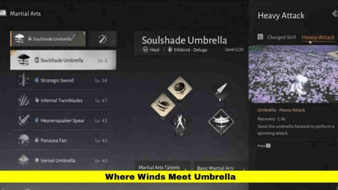 Where Winds Meet Umbrella