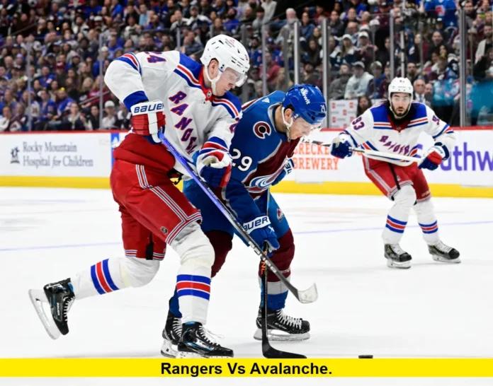 Rangers vs Avalanche