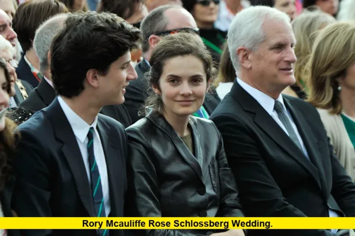 Rory McAuliffe Rose Schlossberg Wedding