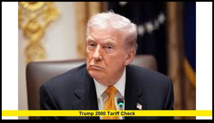 Trump 2000 tariff check