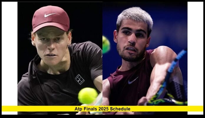 atp finals 2025 schedule