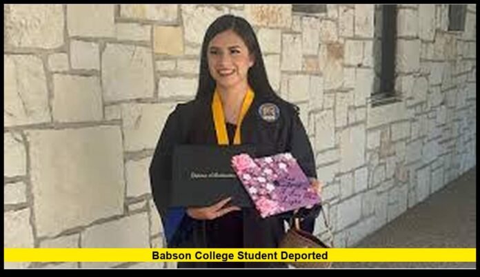 babson college student deported