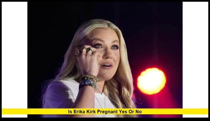 is erika kirk pregnant yes or no