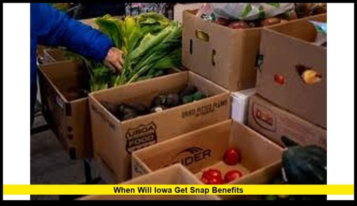 when will Iowa get SNAP benefits