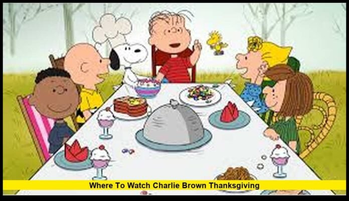 Where to watch Charlie Brown Thanksgiving