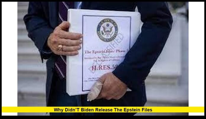 why didn’t Biden release the Epstein files