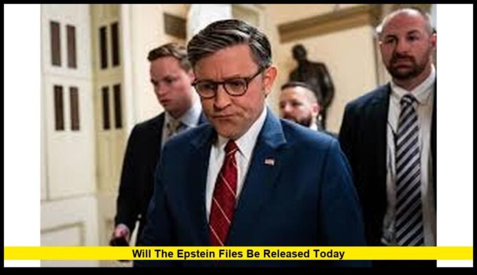 will the Epstein files be released today