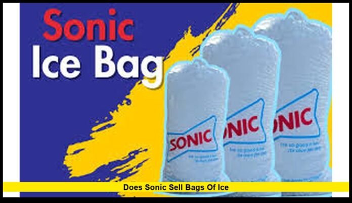 Does Sonic sell bags of ice