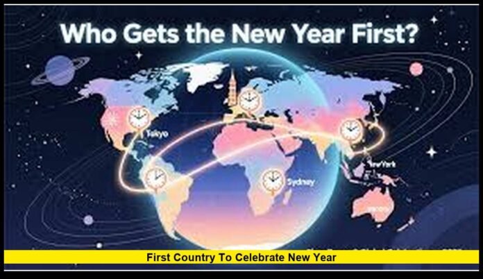 First country to celebrate New Year