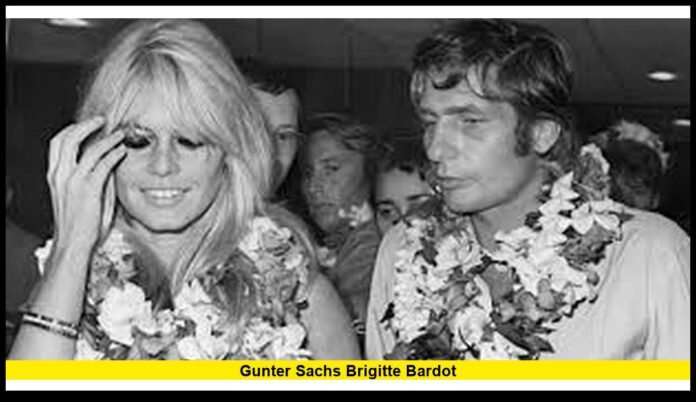 Gunter Sachs Brigitte Bardot Gunter Sachs Brigitte Bardot