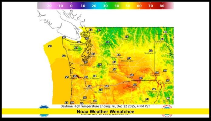 Detailed Forecast, Current Conditions, and Weekend Outlook