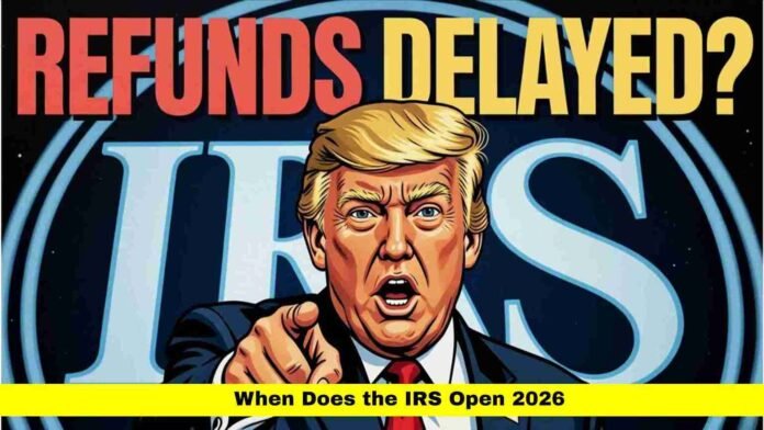 When Does the IRS Open 2026