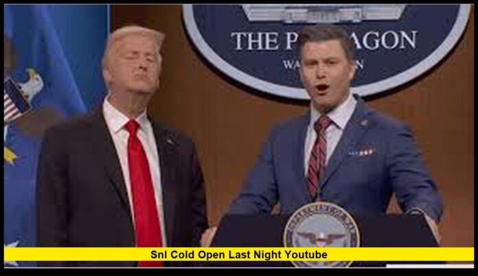 SNL cold open last night YouTube