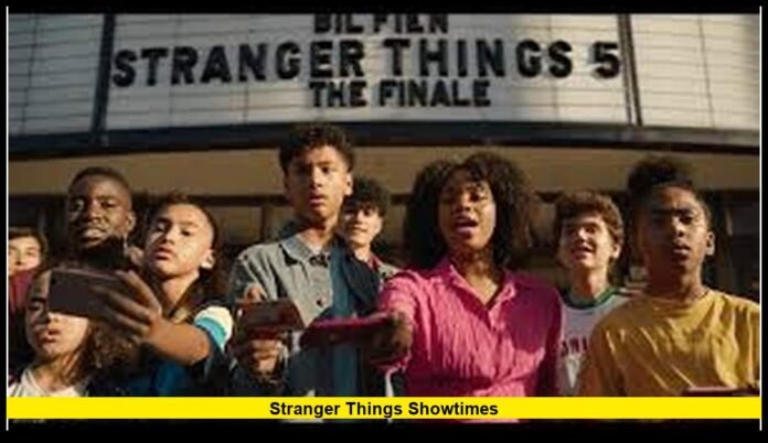 Stranger Things showtimes