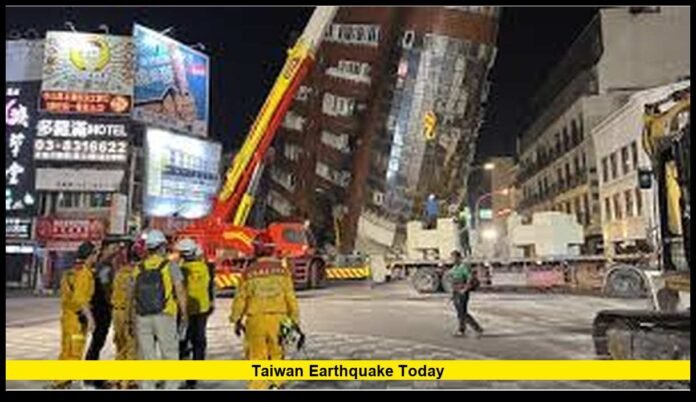 Taiwan earthquake today