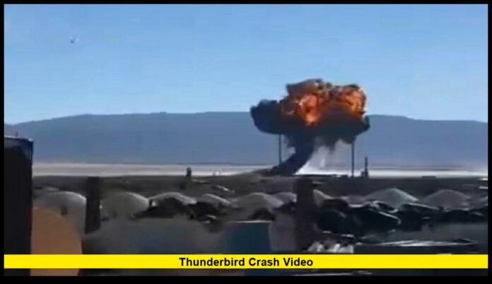 Air Force Investigates Nevada F-16 Accident Captured on Viral Footage