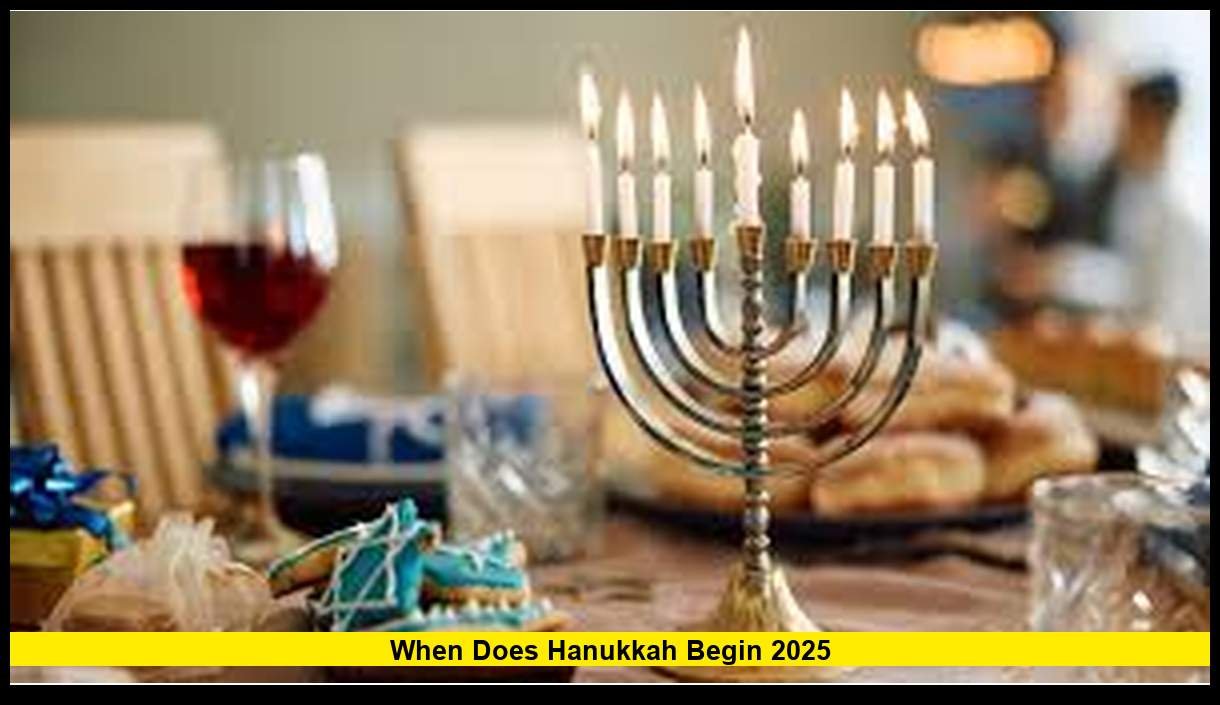 Does hanukkah begin
