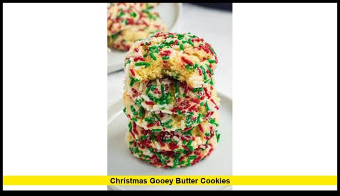 christmas gooey butter cookies