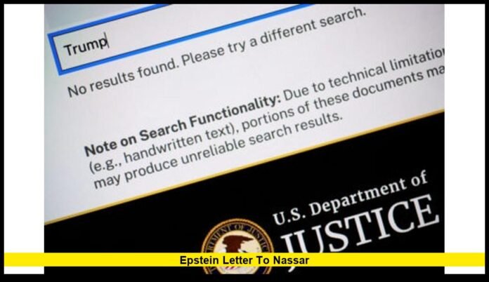 epstein letter to nassar