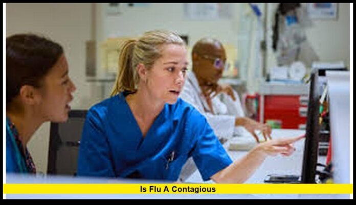 is flu a contagious