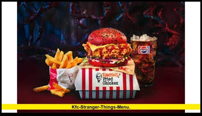 kfc stranger things menu