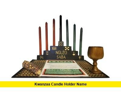 kwanzaa candle holder name