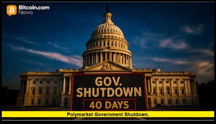 polymarket government shutdown