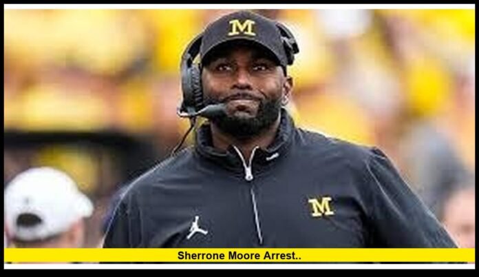 sherrone moore arrest..