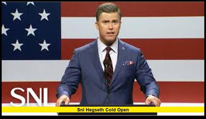 snl hegseth cold open