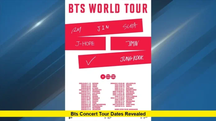 BTS Concert Tour Dates