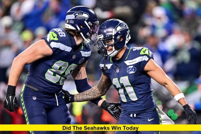 Did the Seahawks Win Today Did the Seahawks Win Today