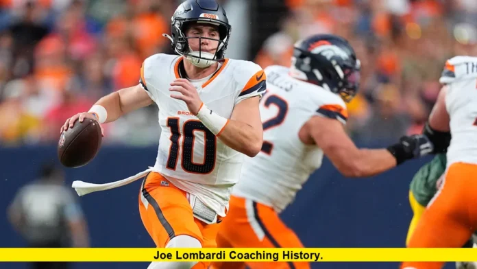 Joe Lombardi Coaching History