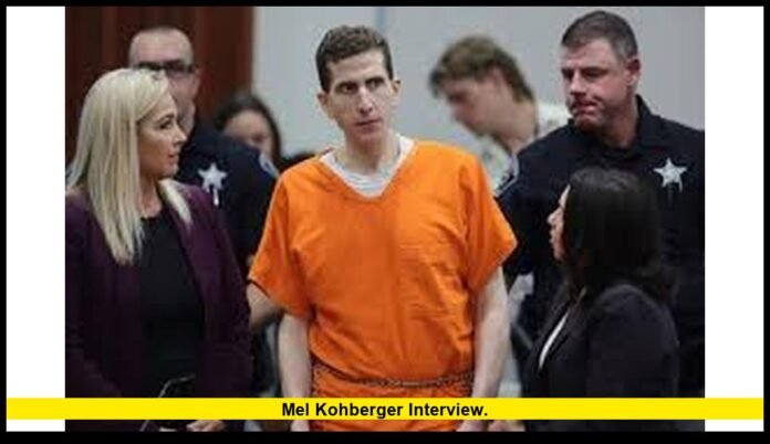 Mel Kohberger interview. Mel Kohberger interview.