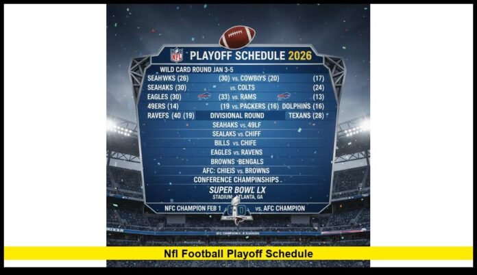 NFL football playoff schedule NFL football playoff schedule