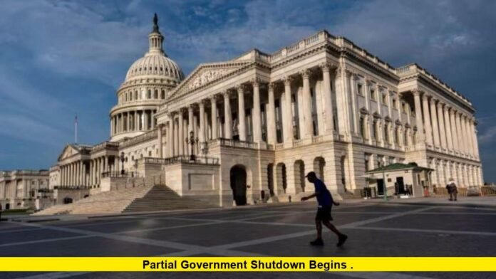 Partial government shutdown begins