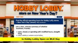 Is Hobby Lobby Open on MLK Day