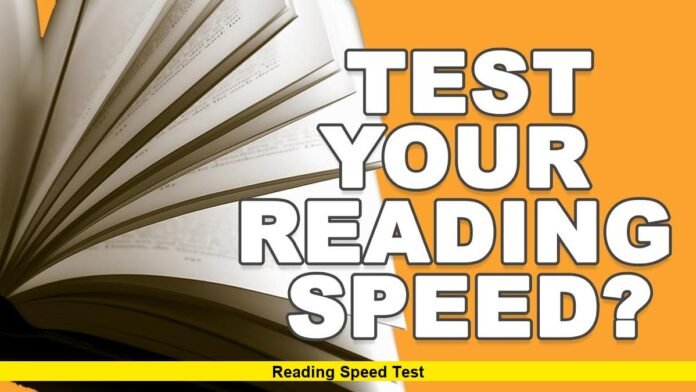 Reading Speed Test Reading Speed Test