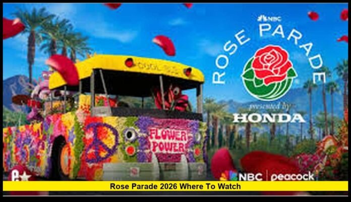 Rose parade 2026 where to watch
