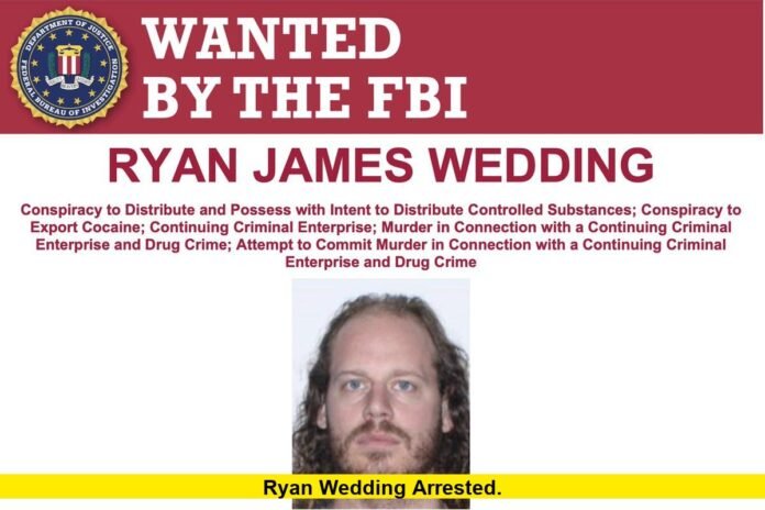 Ryan Wedding arrested