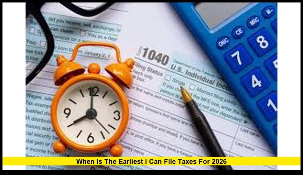 When Is the Earliest I Can File Taxes for 2026? IRS Filing Start Date ...