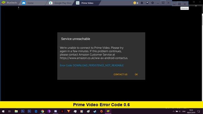 Prime Video Error Code 0.6
