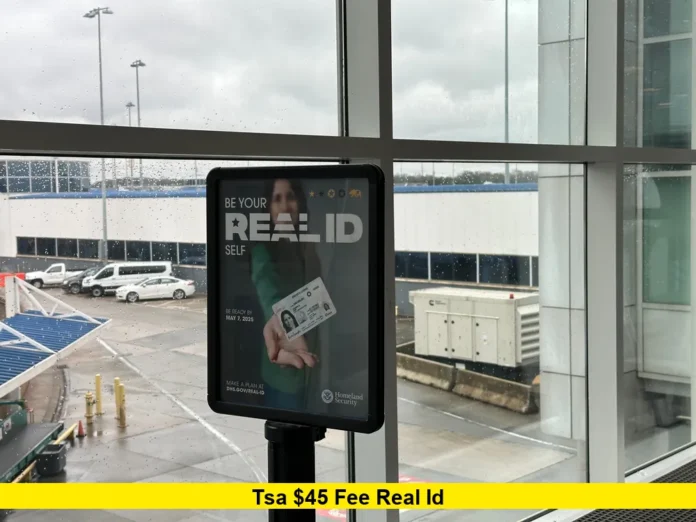 tsa $45 fee real id